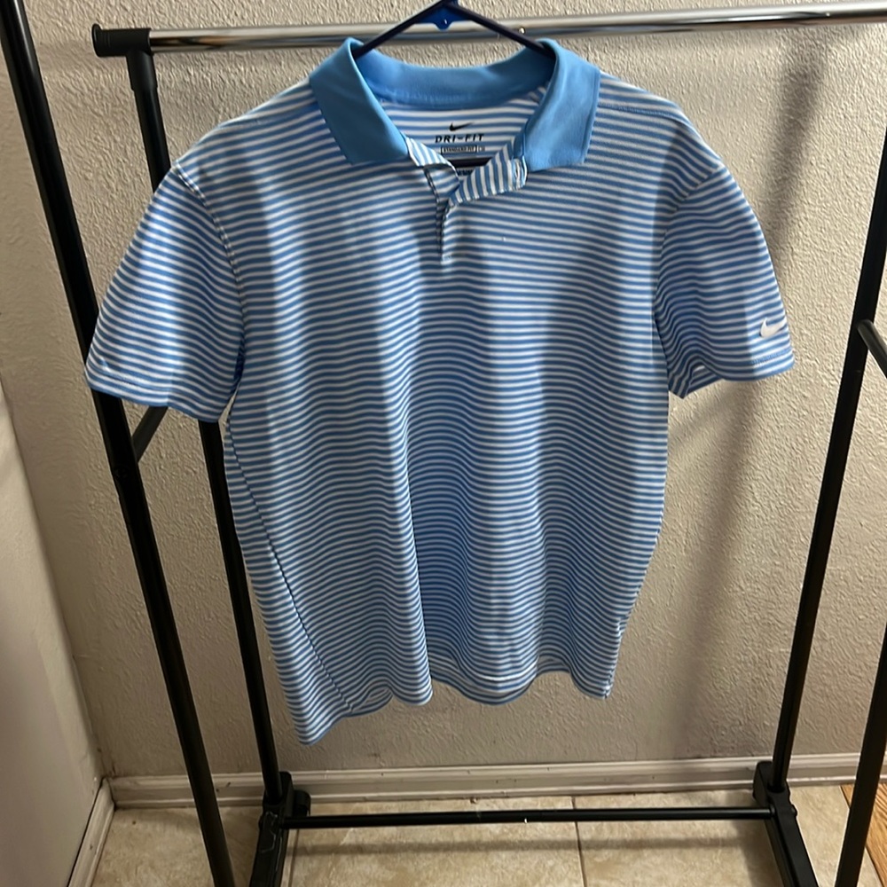 Blue Nike Golf Polo